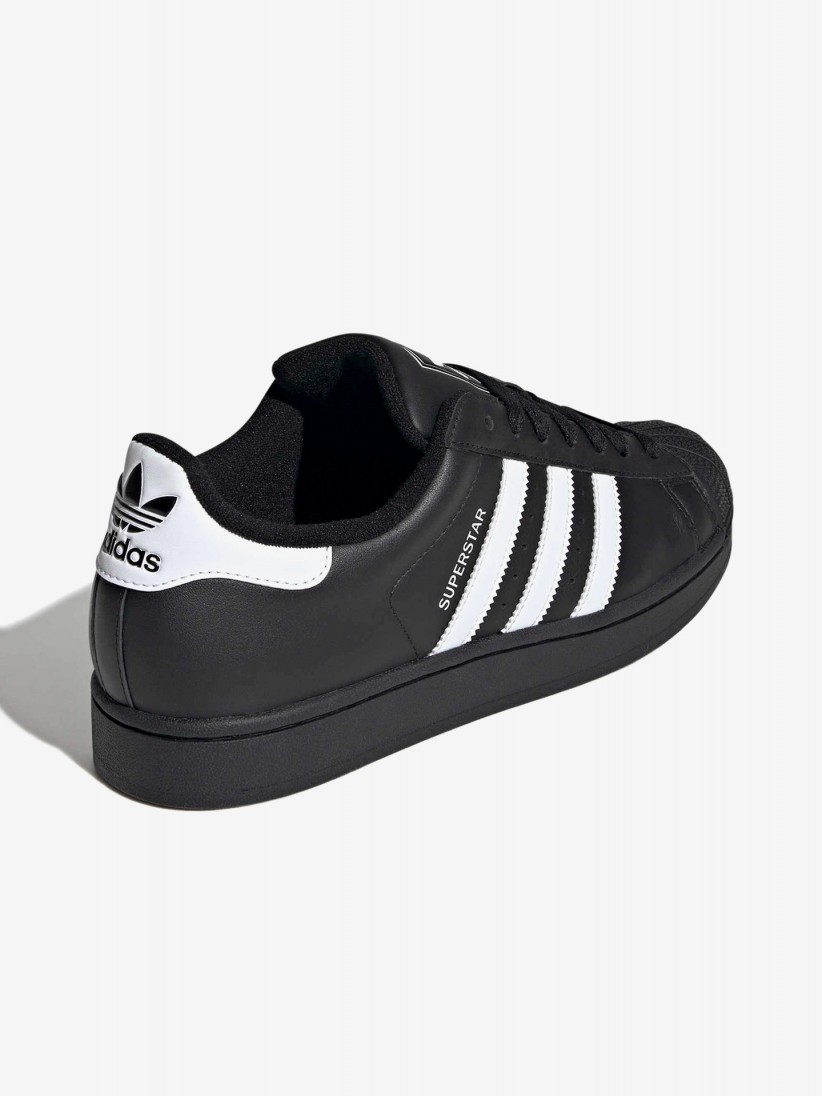 Sapatilhas Adidas Superstar II Pretas e Brancas