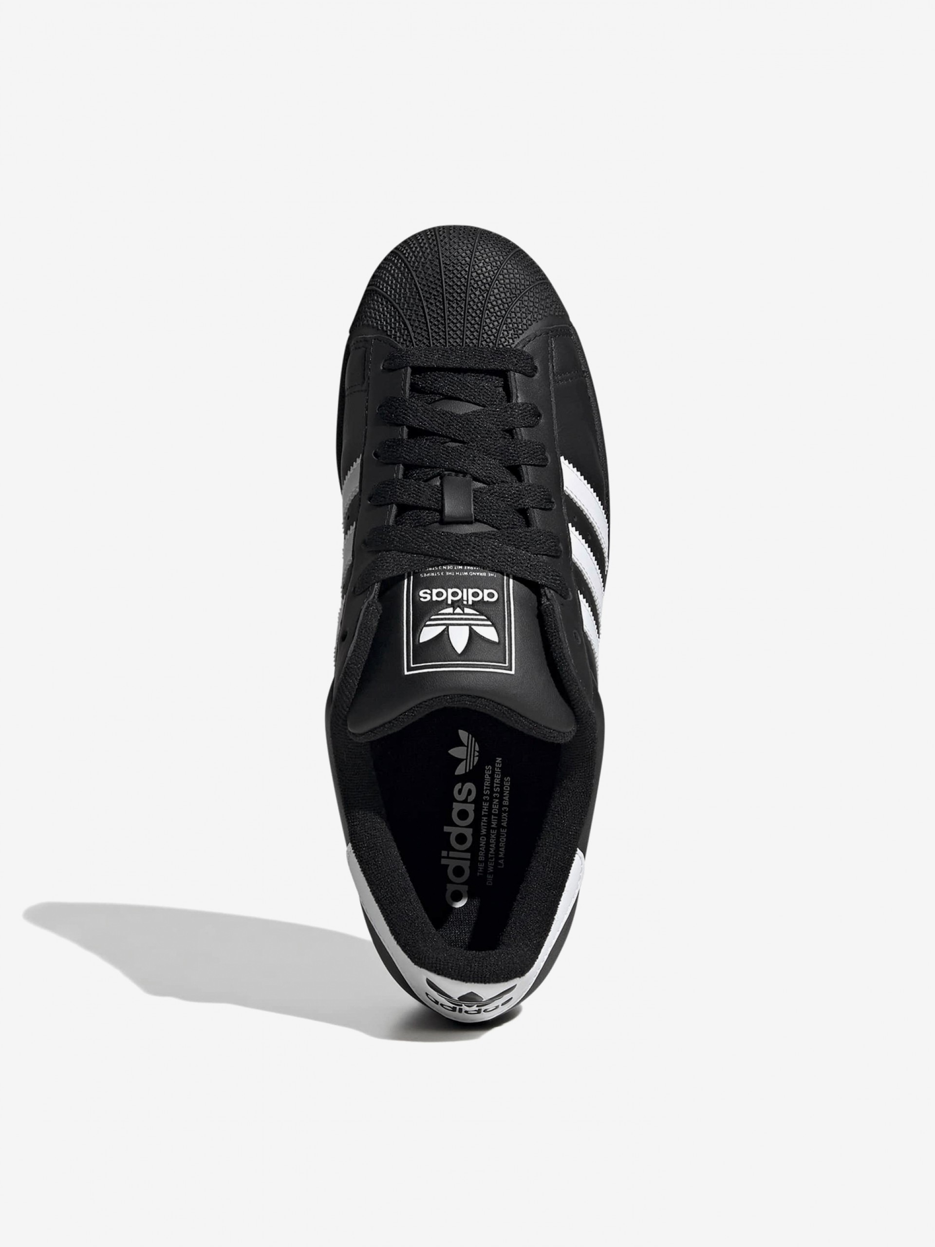 Zapatillas Adidas Superstar II Negras y Blancas