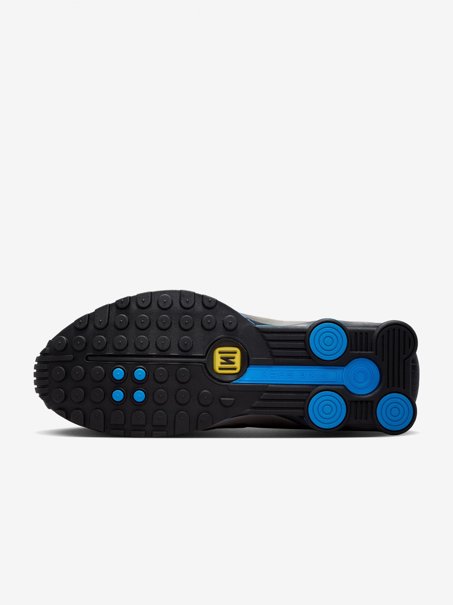 Nike Shox R4 Silver and Black Sneakers For Men
