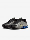 Nike Shox R4 Silver and Black Sneakers For Men
