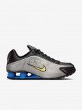Nike Shox R4 Silver and Black Sneakers For Men