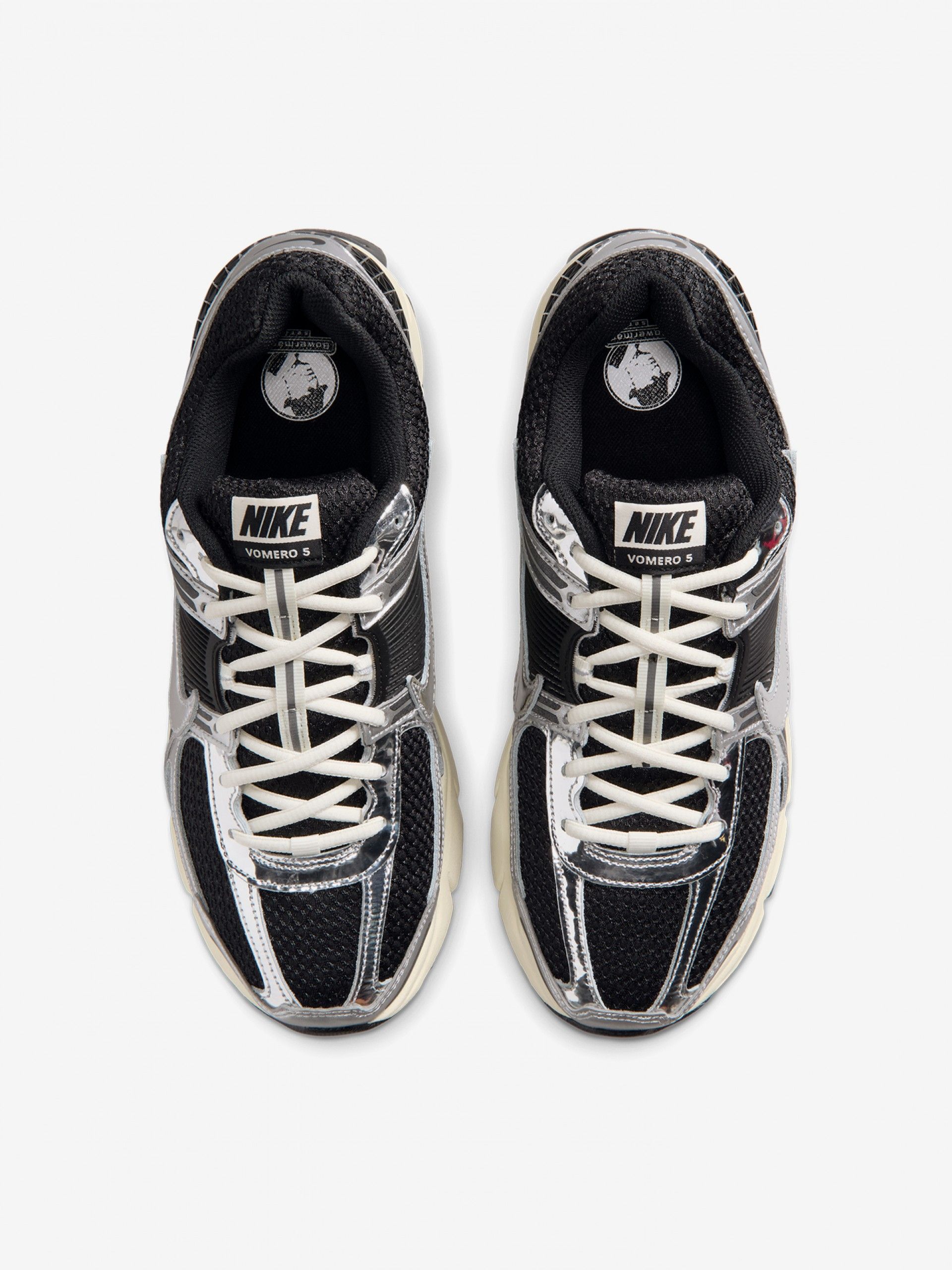 Sapatilhas Nike Zoom Vomero 5 Pretas e Prateadas Para Homem