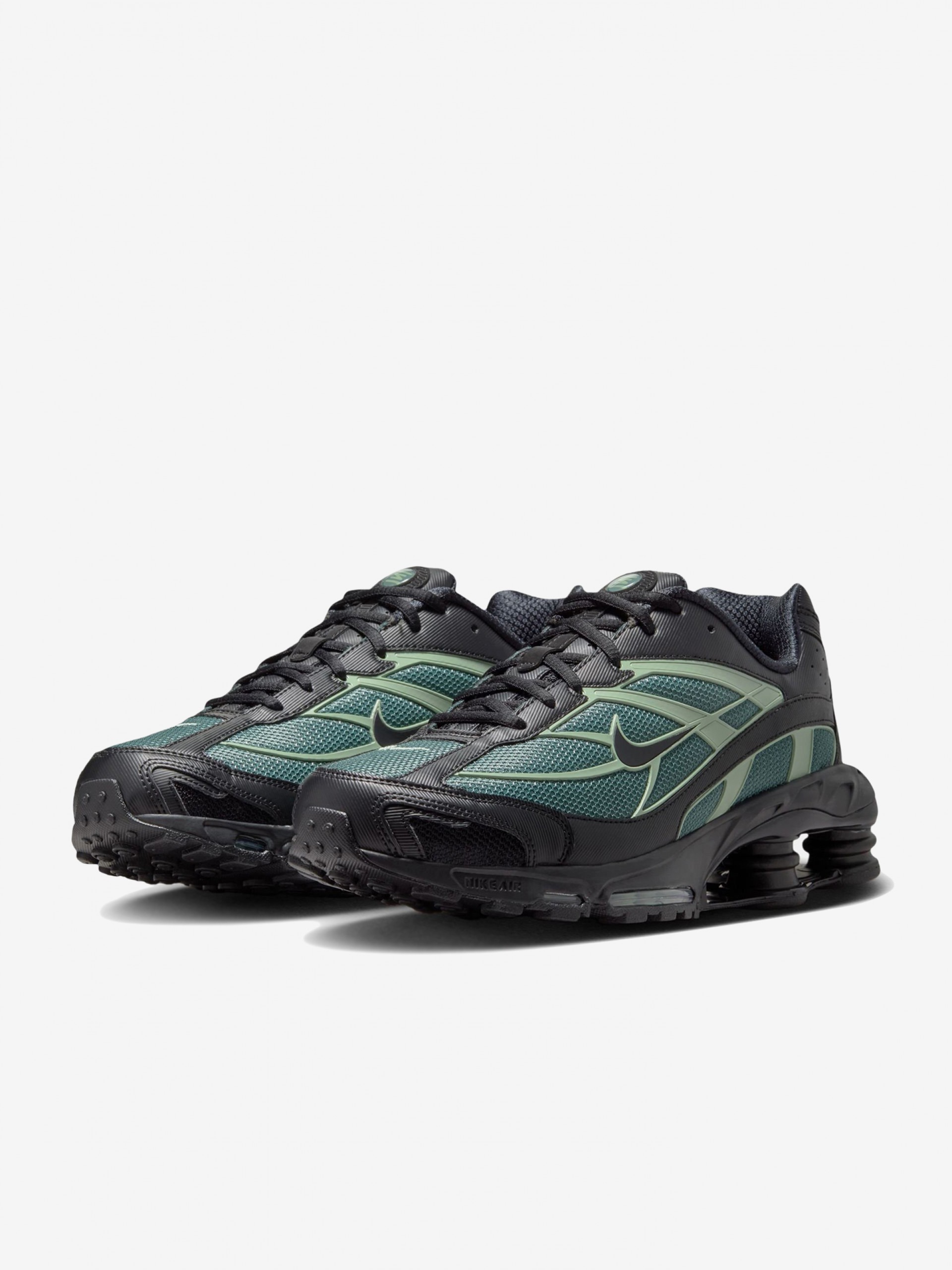 Nike Shox Ride 2 Green and Black Sneakers For Men