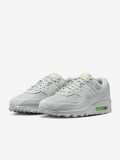 Nike Air Max 90 Grey and Green Sneakers For Men