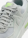 Nike Air Max 90 Grey and Green Sneakers For Men