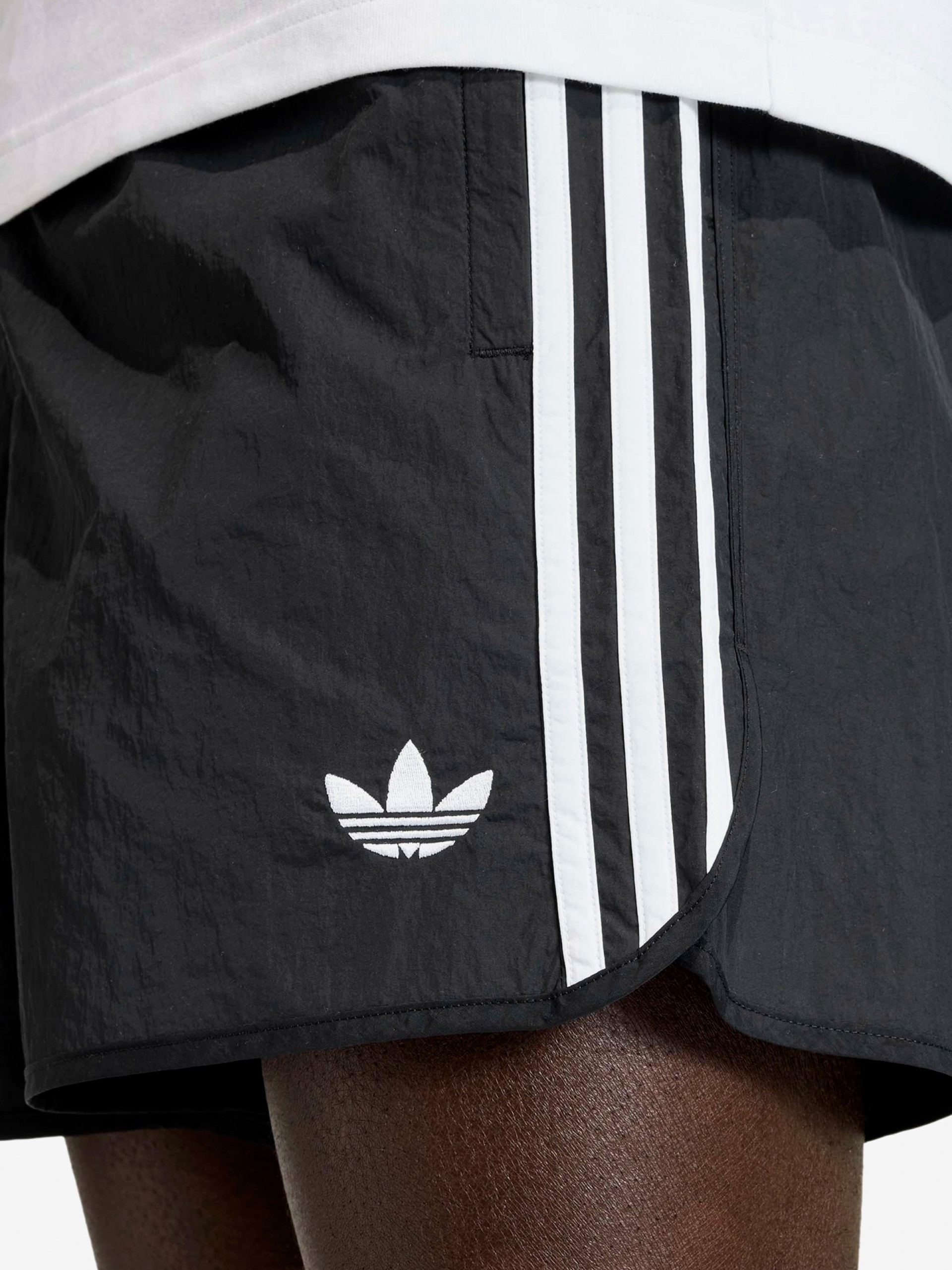 Pantalones Cortos Adidas Sprinter Negros y Blancos