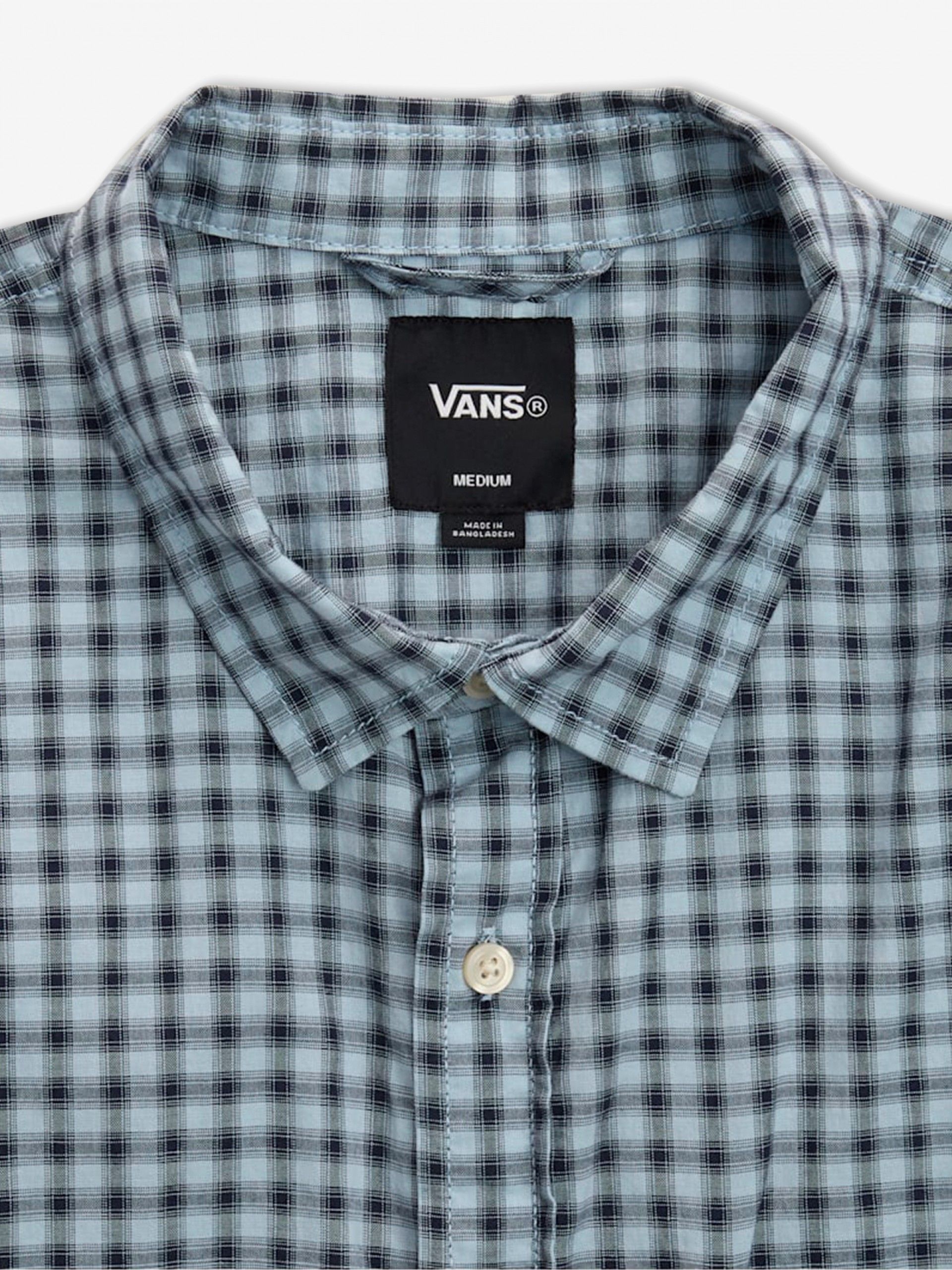 Camisa Vans Larkspur Padrão Xadrez Azul