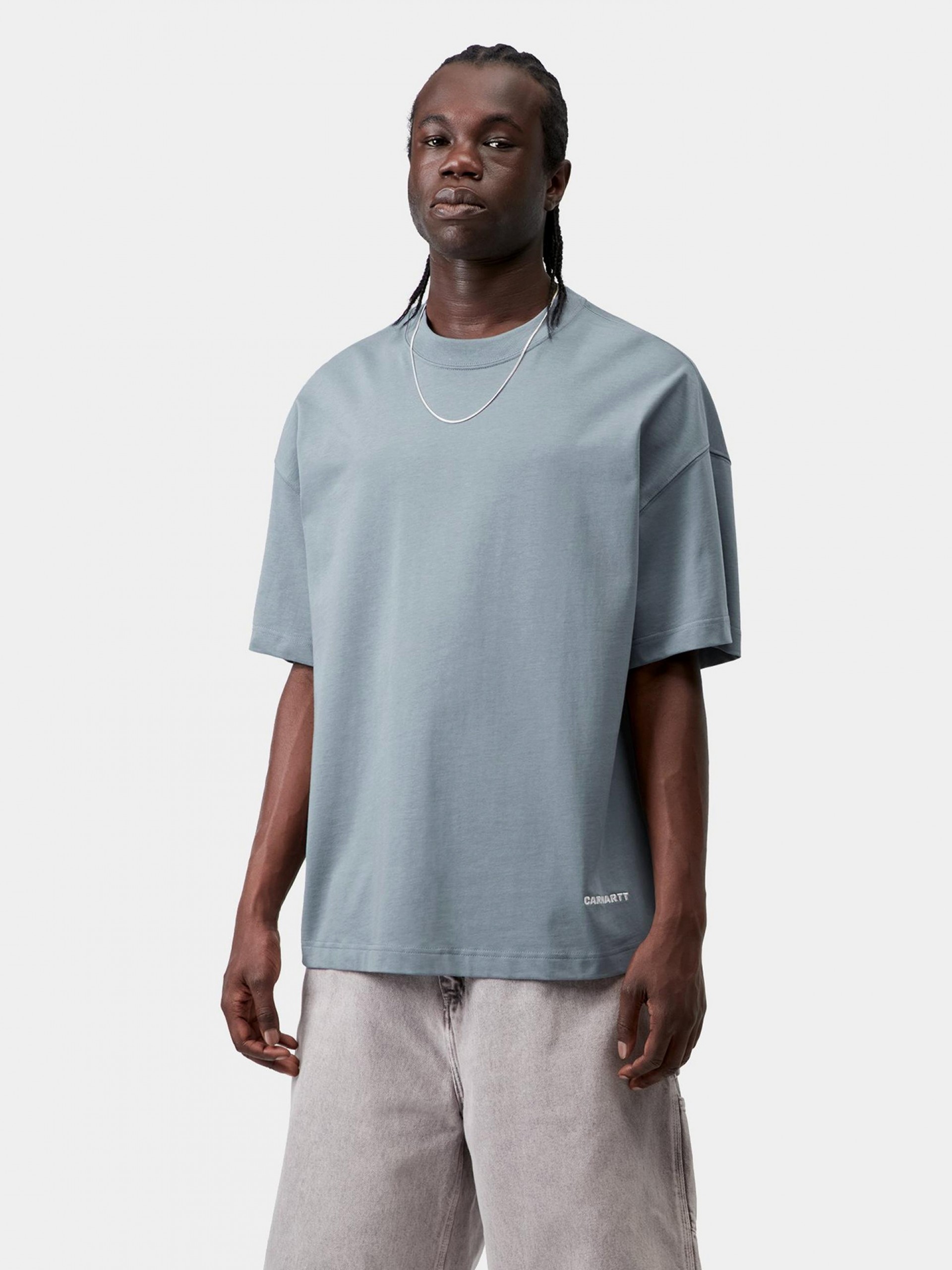 Carhartt WIP Link Script Blue T-shirt