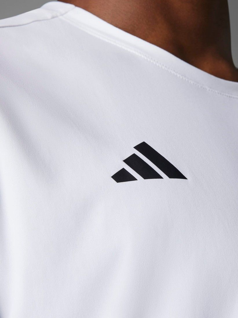 Camiseta de Running Adidas Adizero Essentials Blanca