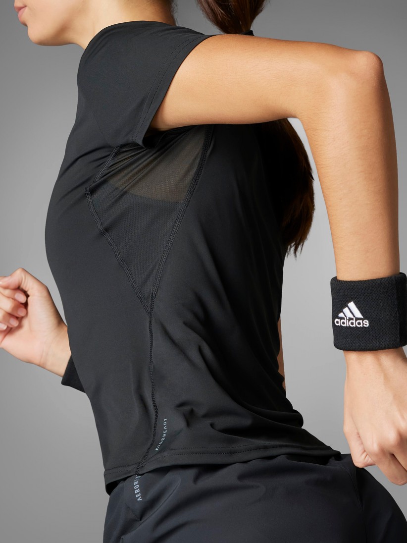 Camiseta de Running Adidas Adizero Essentials W Negra
