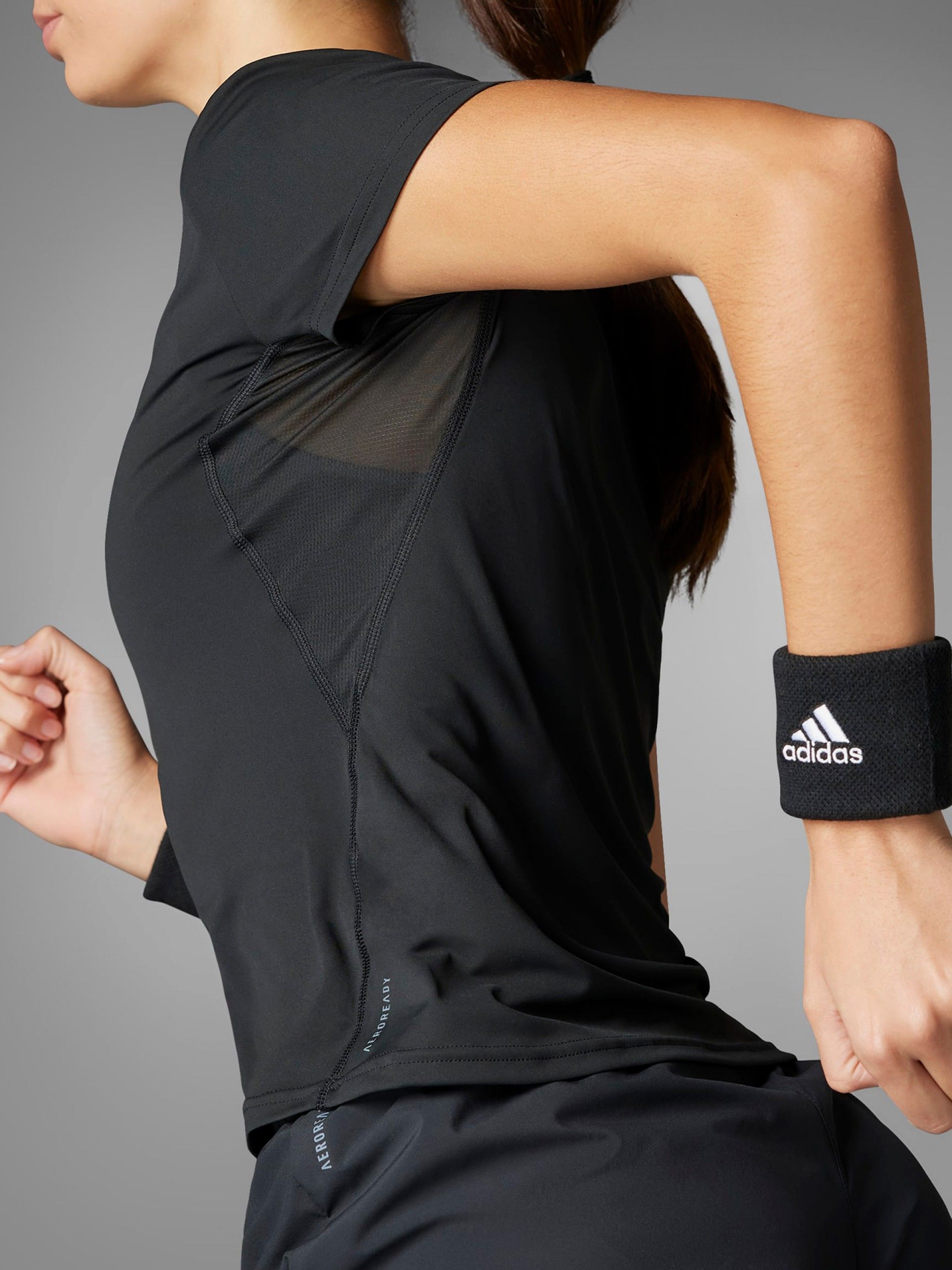 T-shirt de Running Adidas Adizero Essentials W Preta