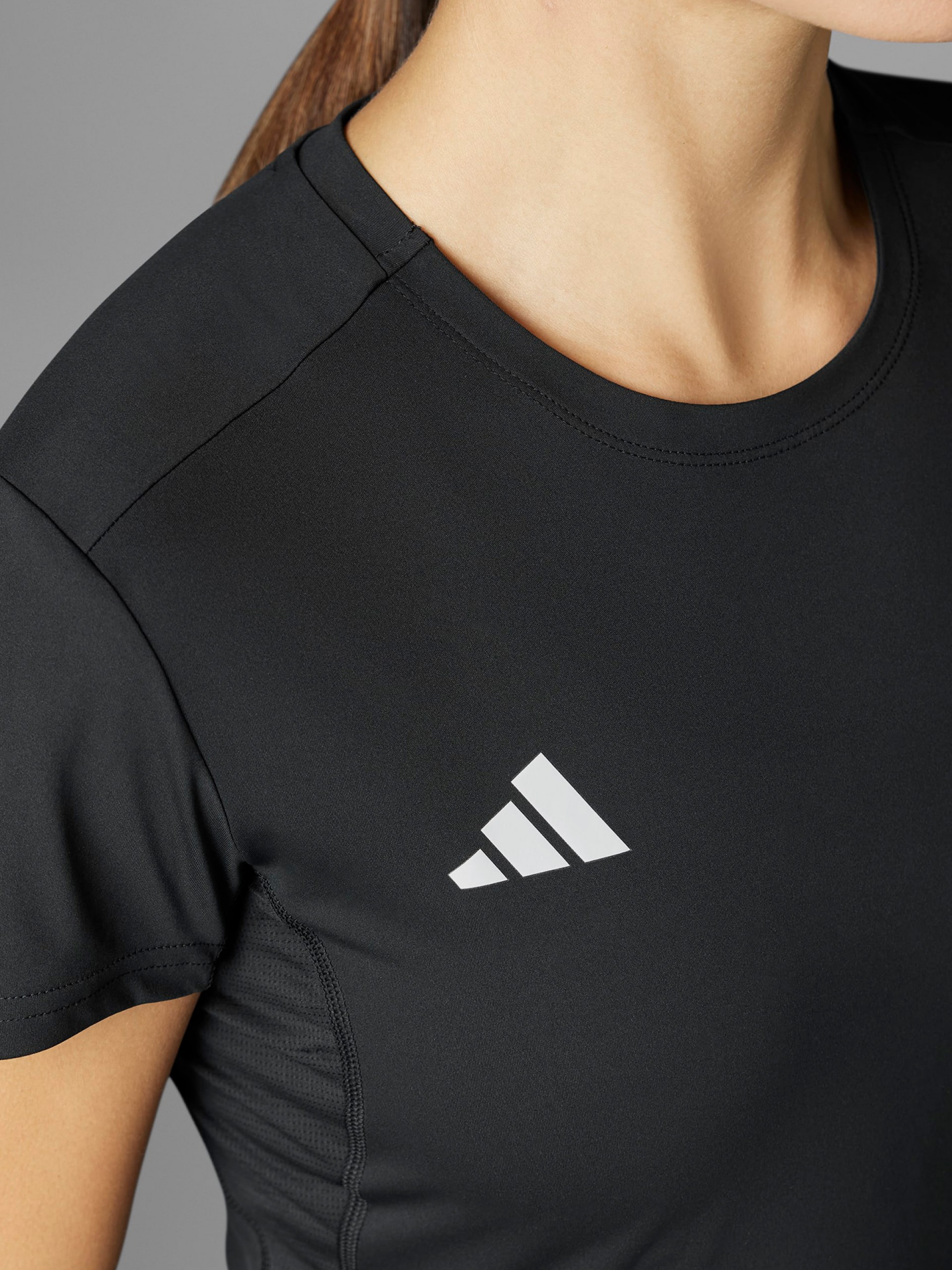Adidas Adizero Essentials W Black Running T-shirt