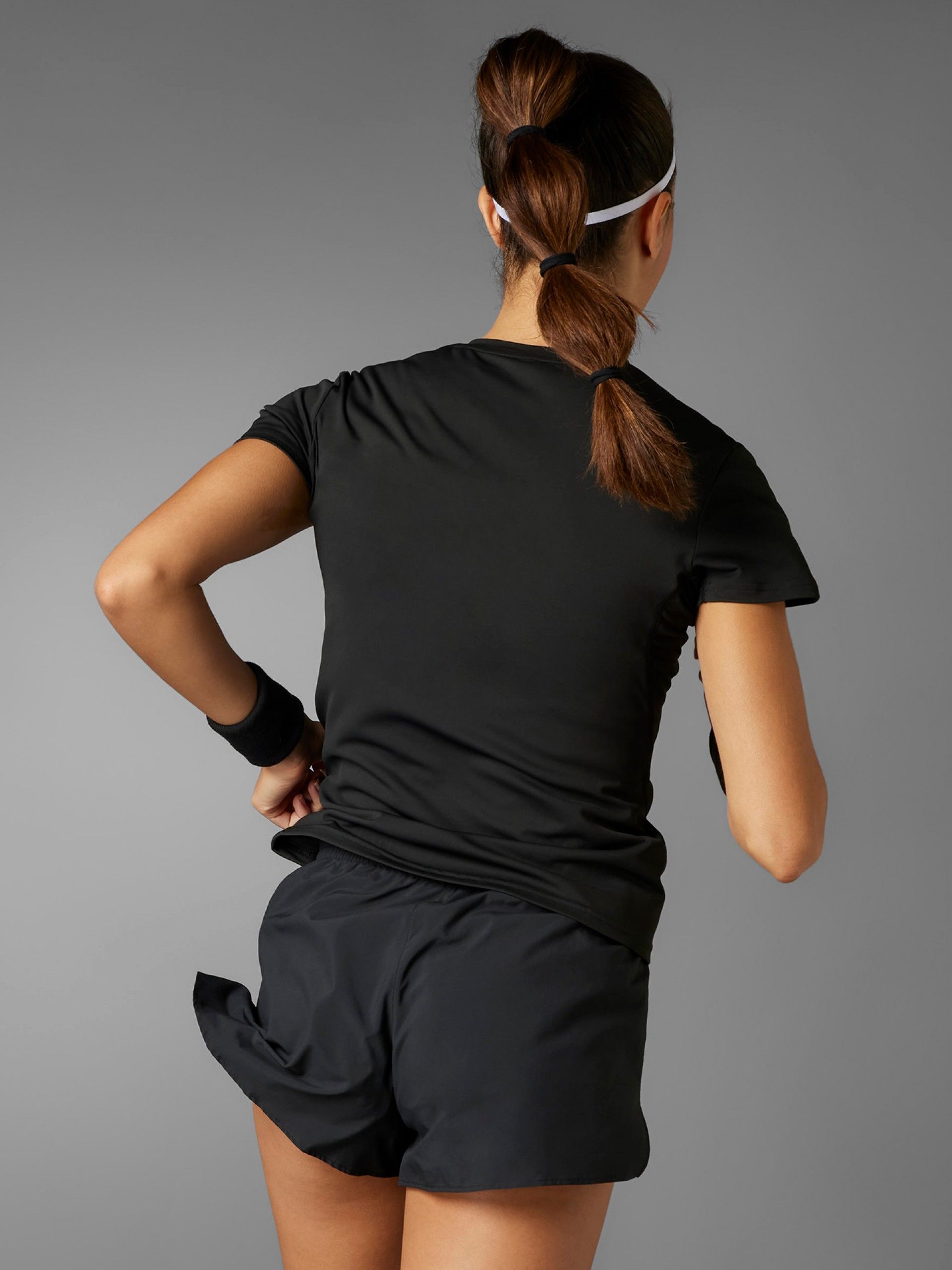 T-shirt de Running Adidas Adizero Essentials W Preta