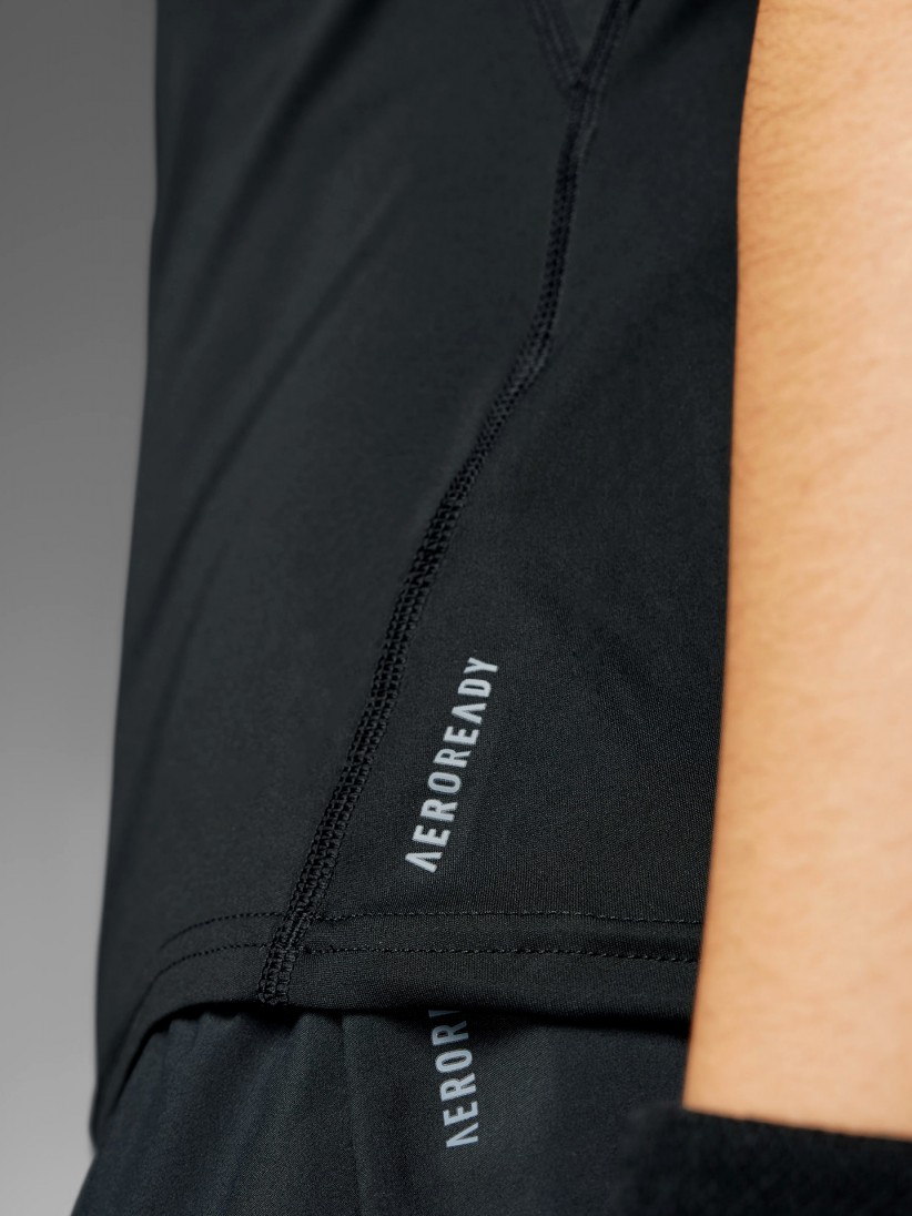 Camiseta de Running Adidas Adizero Essentials W Negra