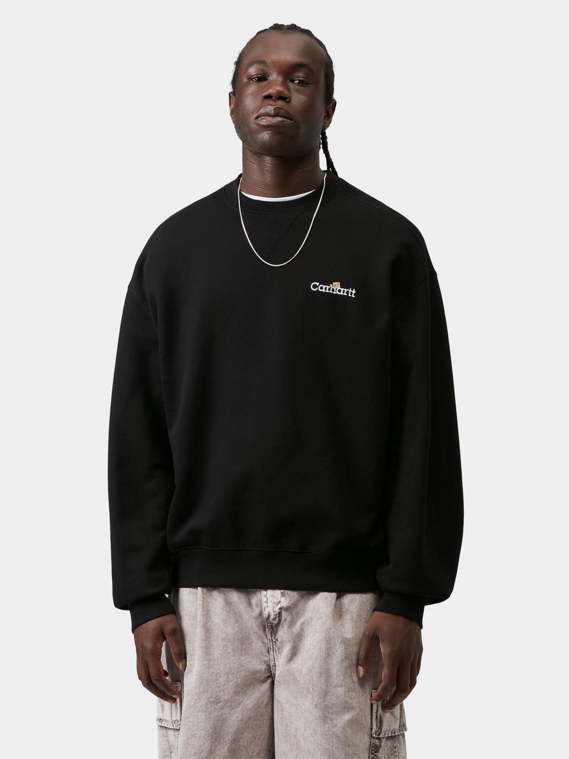 Sudadera Carhartt WIP Label Negra