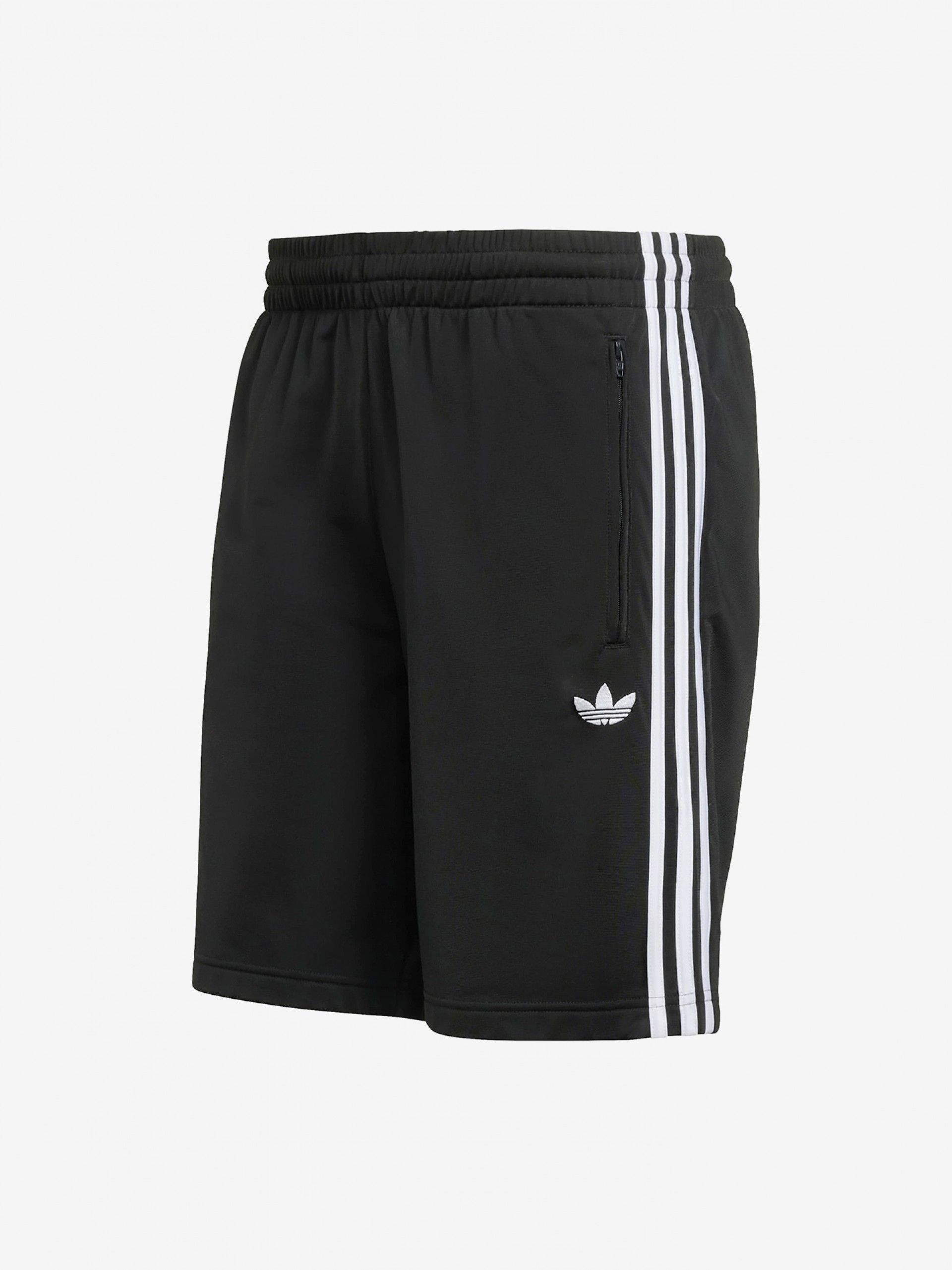 Pantalones Cortos Adidas Firebird Negros y Blancos