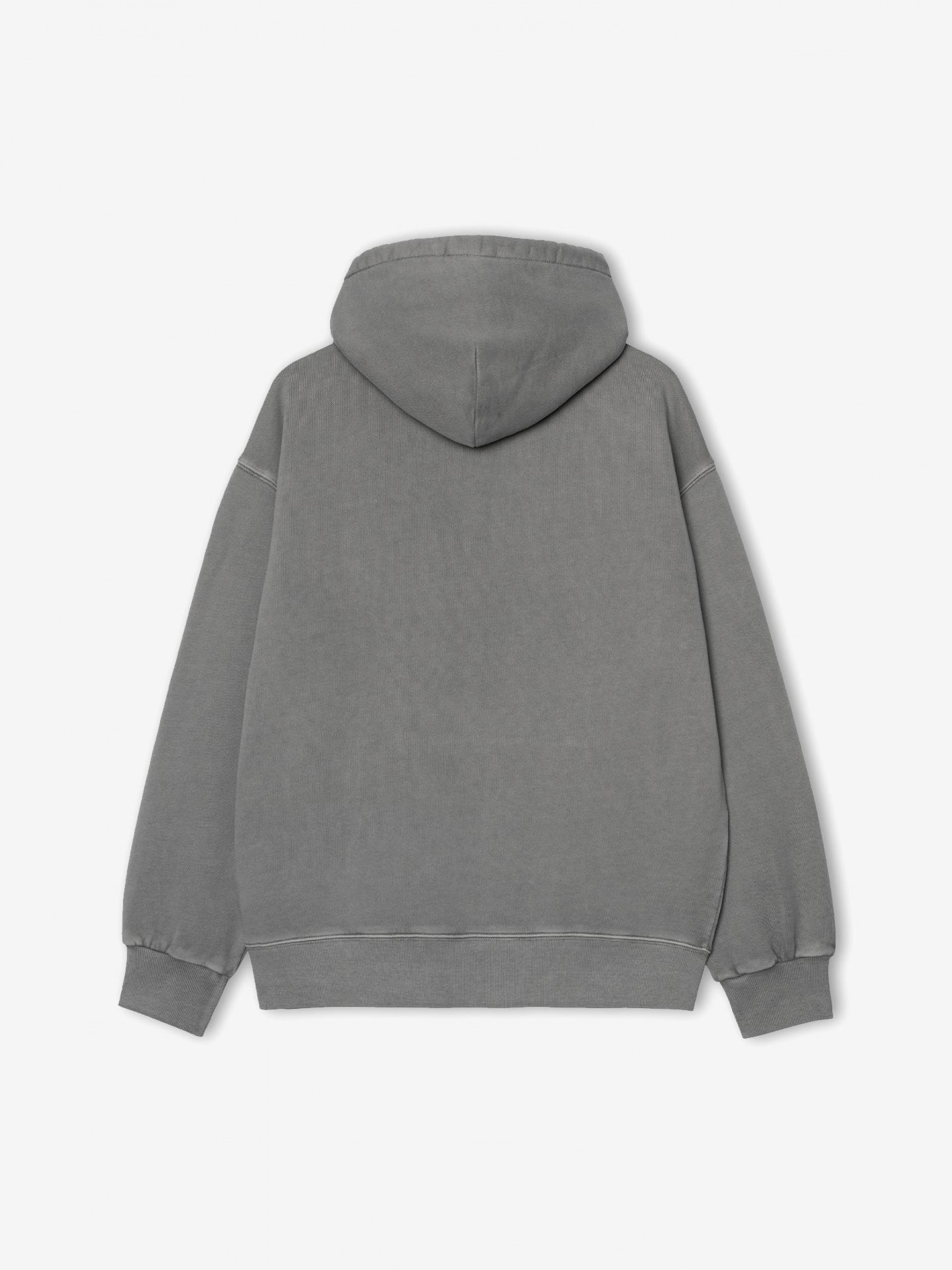 Sudadera con Capucha Carhartt WIP Nelson Gris (Garment Dyed)
