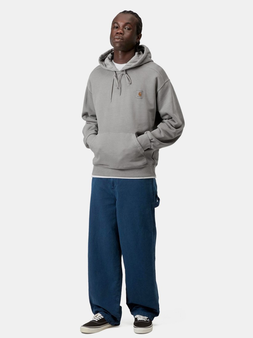 Carhartt WIP Nelson Grey (Garment Dyed) Hoodie