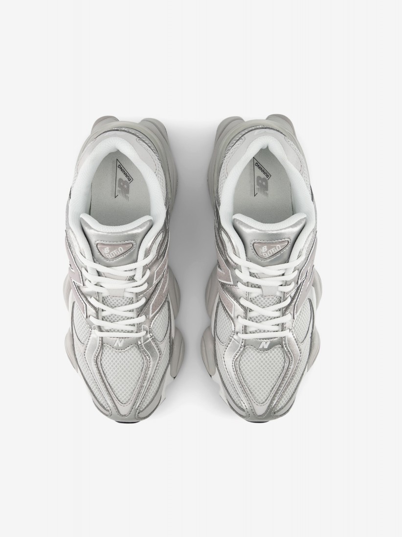 Zapatillas New Balance P9060 V1 Grises, Plateadas y Blancas