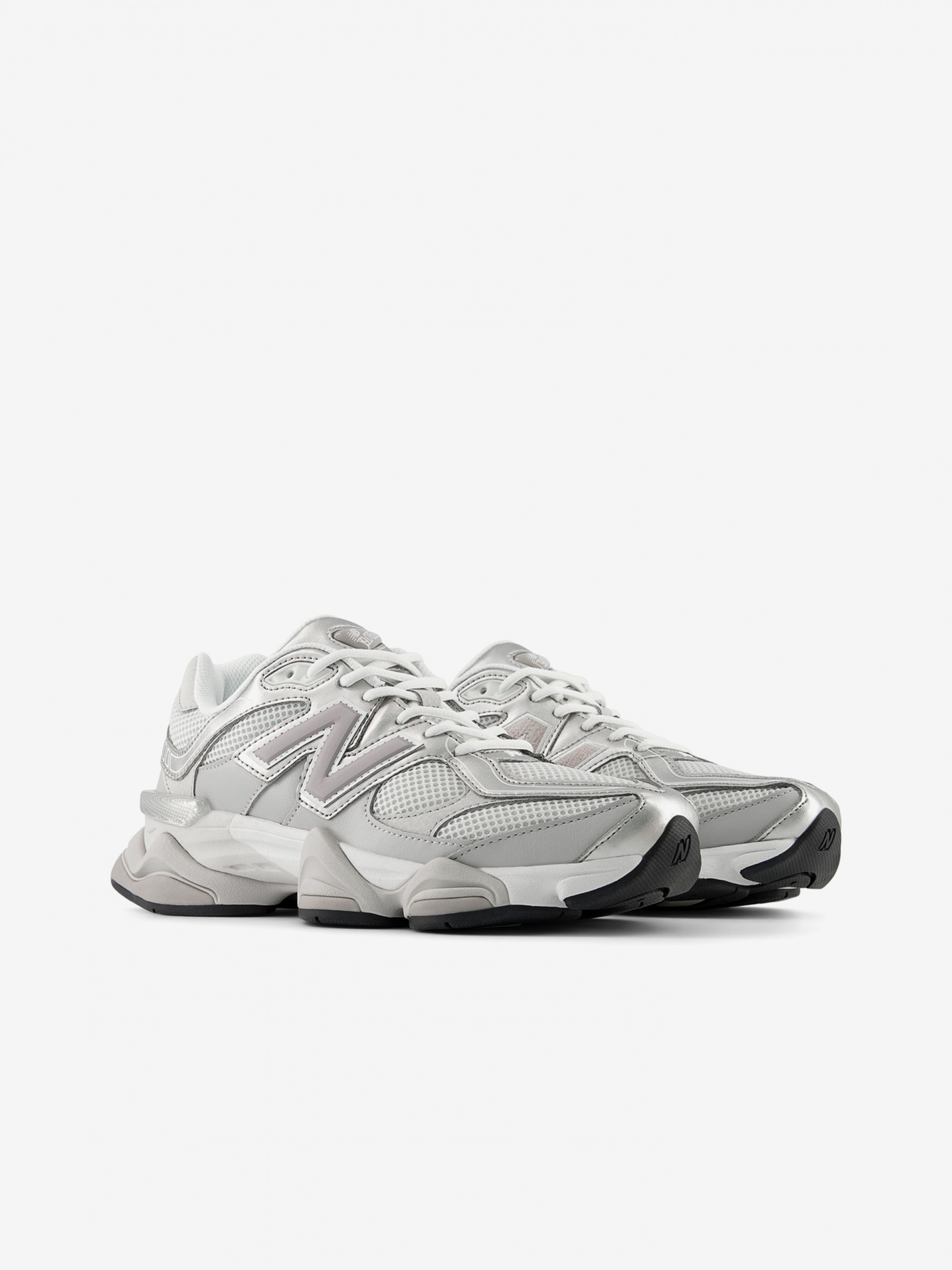 Sapatilhas New Balance P9060 V1 Cinzentas, Prateadas e Brancas
