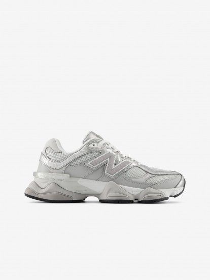New Balance P9060 V1 Grey, Silver and White Sneakers