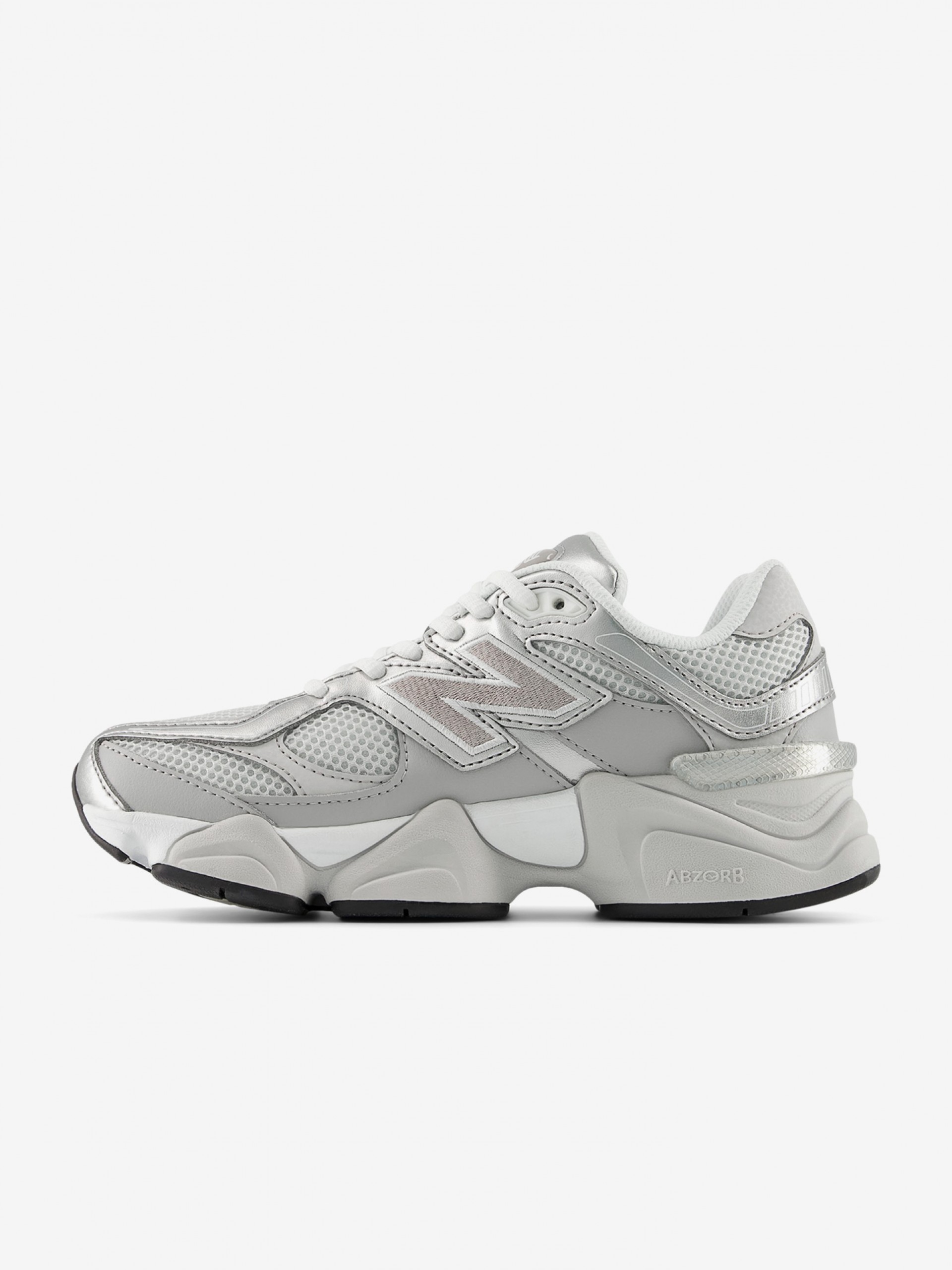 Zapatillas New Balance G9060 V1 Grises, Plateadas y Blancas J