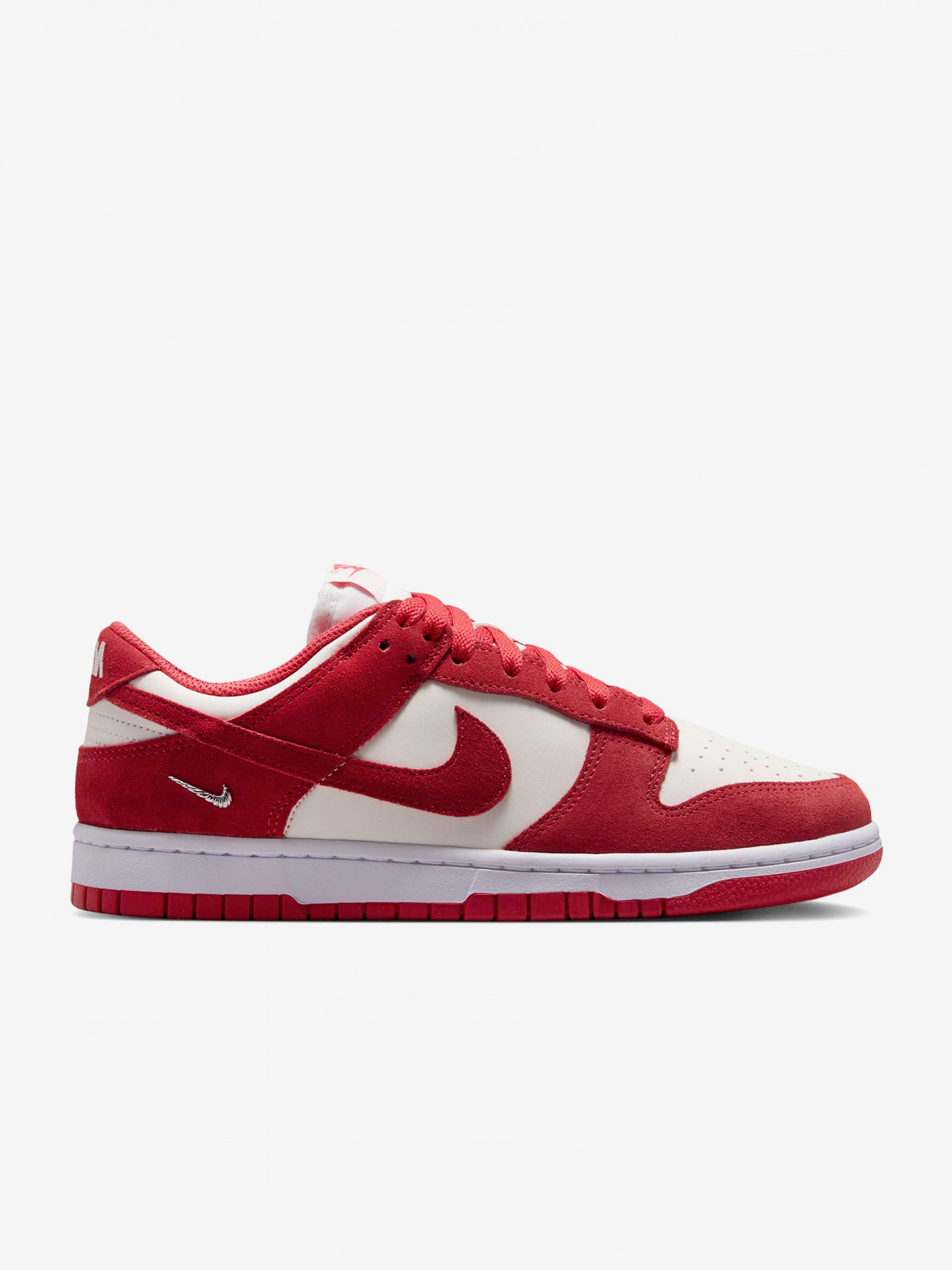 Zapatillas Nike Dunk Low SE Rojas y Beige Para Mujer