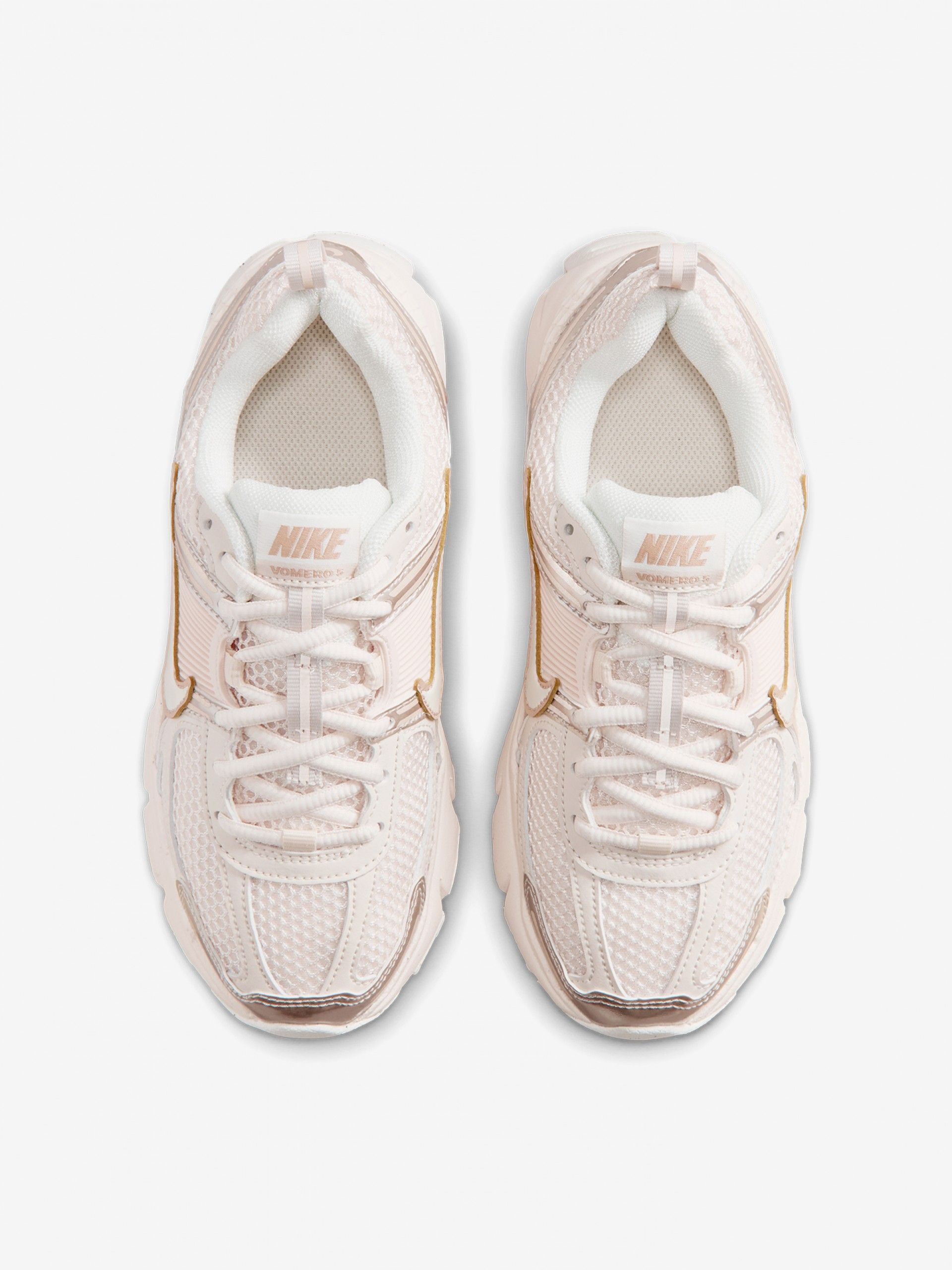 Nike Vomero 5 Beige and Silver Junior Sneakers