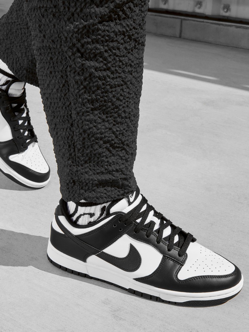 Nike Dunk Low Retro Black and White Sneakers