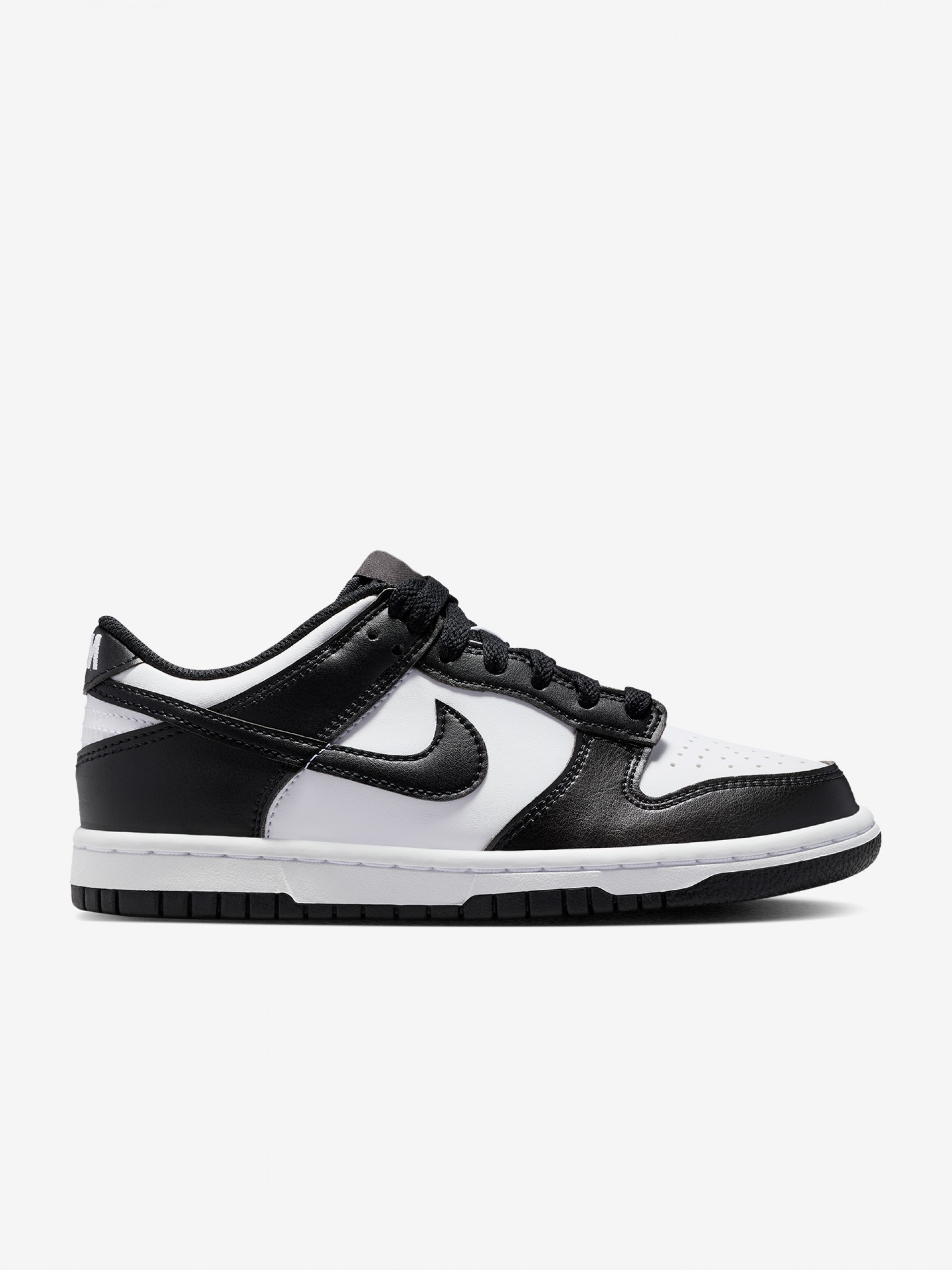 Sapatilhas Nike Dunk Low Pretas e Brancas Júnior