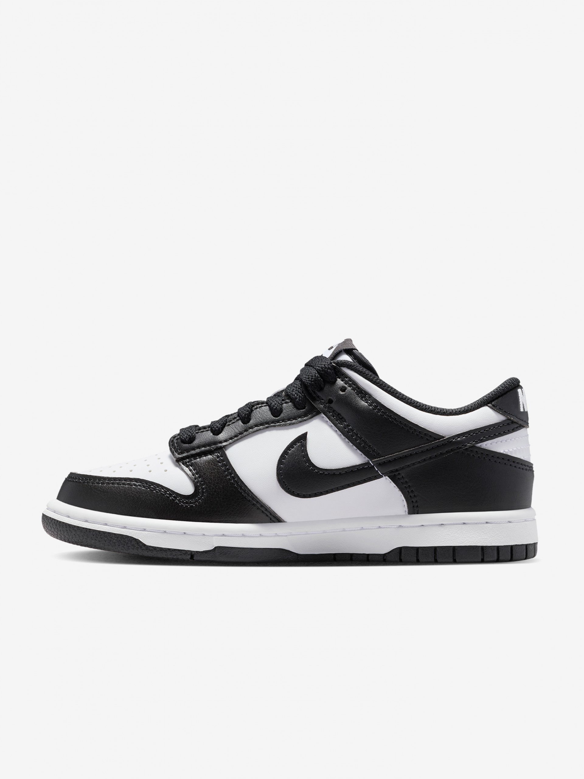 Sapatilhas Nike Dunk Low Pretas e Brancas Júnior