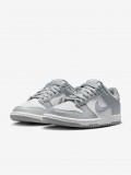 Nike Dunk Low Grey and White Junior Sneakers