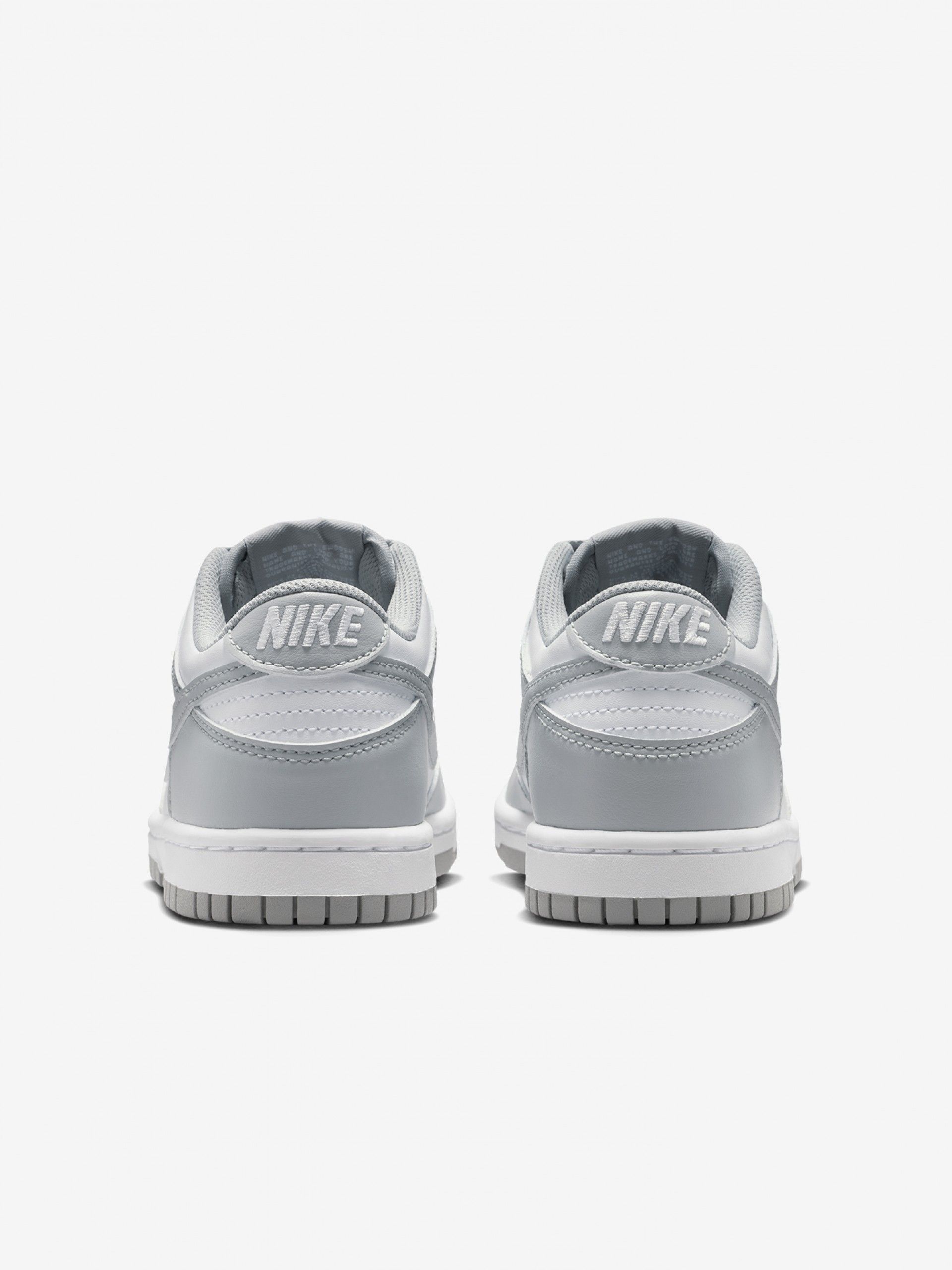 Sapatilhas Nike Dunk Low Cinzentas e Brancas Júnior