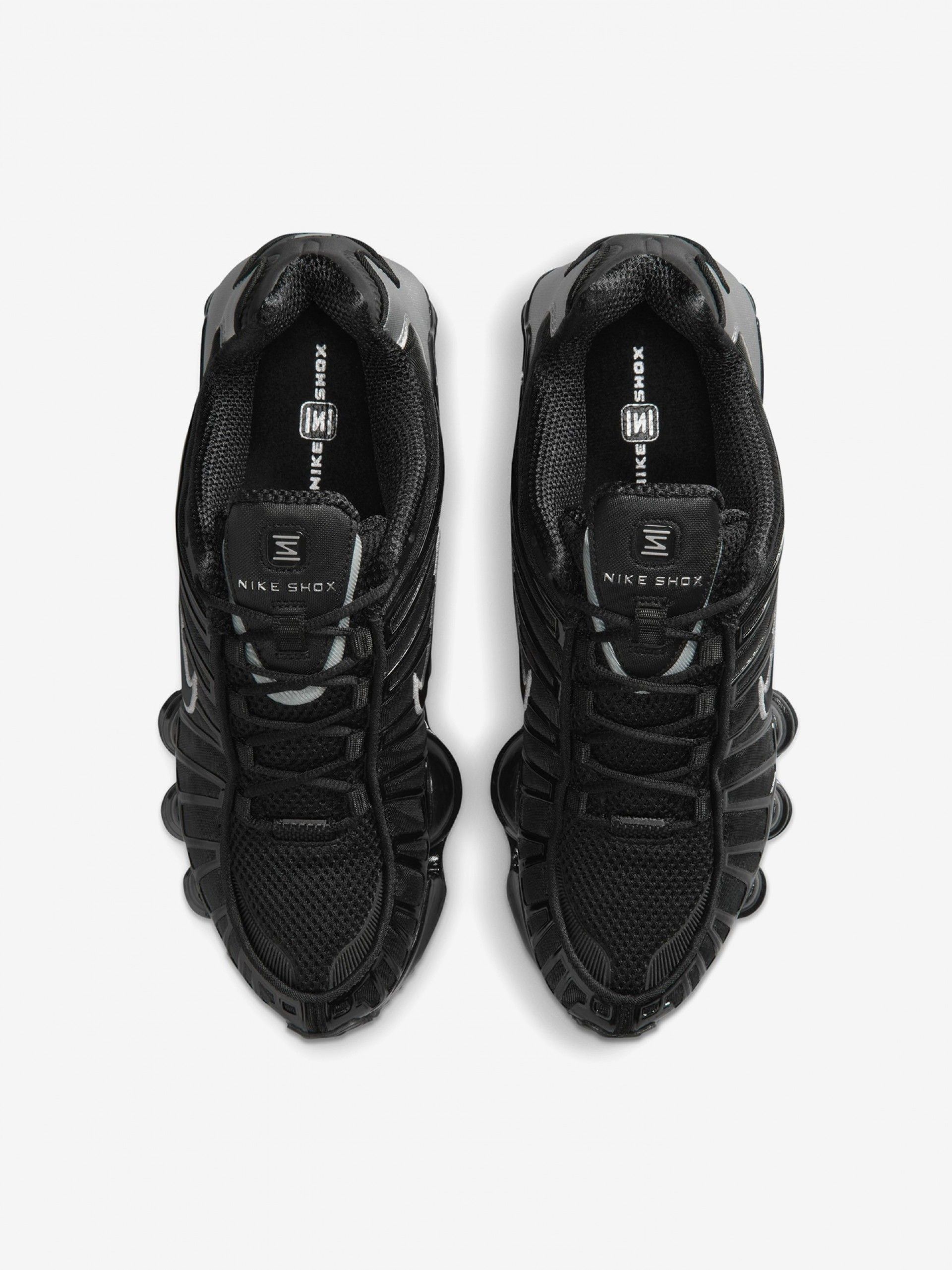 Zapatillas Nike Shox TL Negras y Plateadas Para Mujer