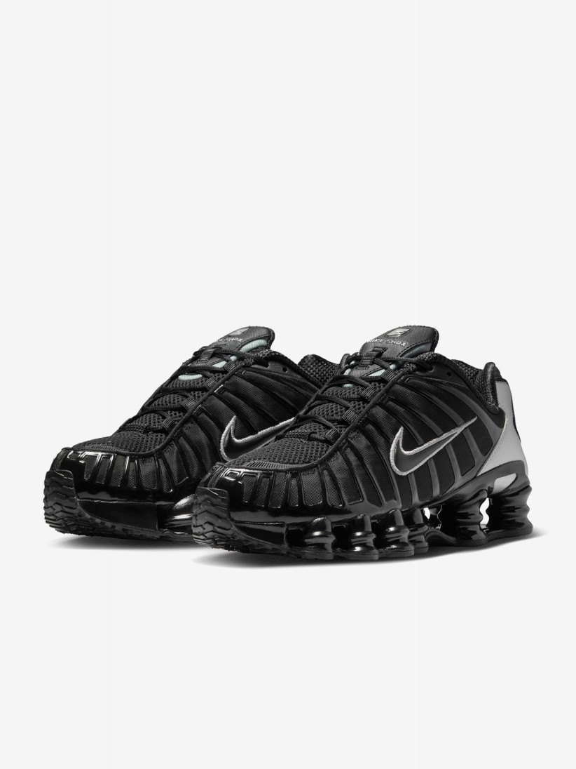Nike Shox TL Black and Silver Sneakers For Women