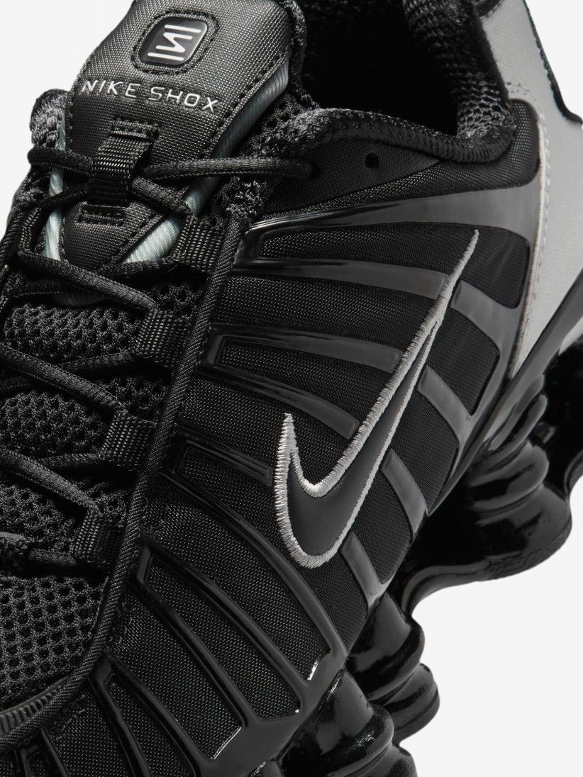 Nike Shox TL Black and Silver Sneakers For Women