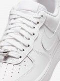 Nike Air Force 1 07 Low White Glossy Sneakers For Women