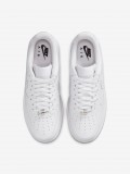 Nike Air Force 1 07 Low White Glossy Sneakers For Women