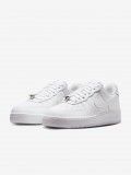 Nike Air Force 1 07 Low White Glossy Sneakers For Women