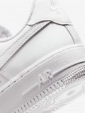 Nike Air Force 1 07 Low White Glossy Sneakers For Women