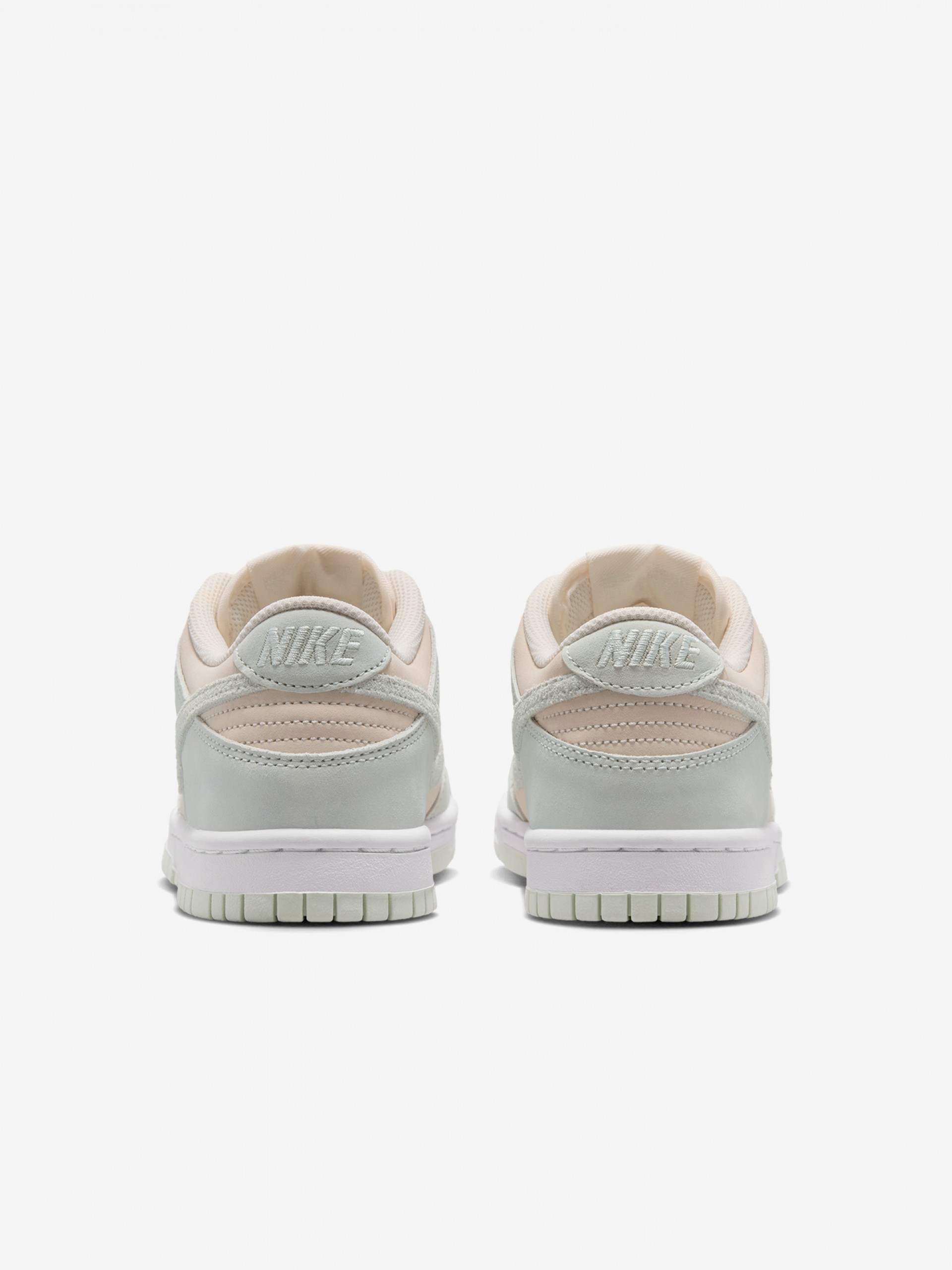 Sapatilhas Nike Dunk Low Bege, Azuis e Verdes Nobuck Júnior