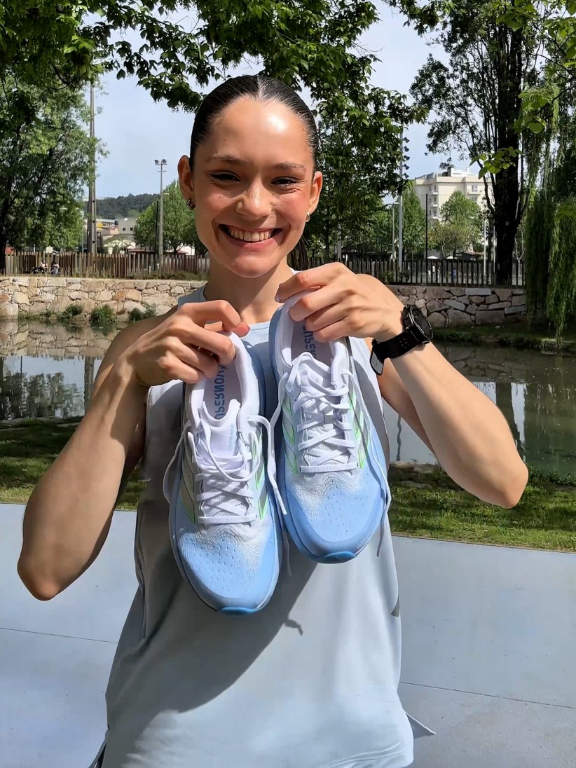 Adidas Supernova Rise 3 W Blue and White Running Trainers