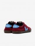 VEJA Volley Burgundy and Blue Suede Sneakers