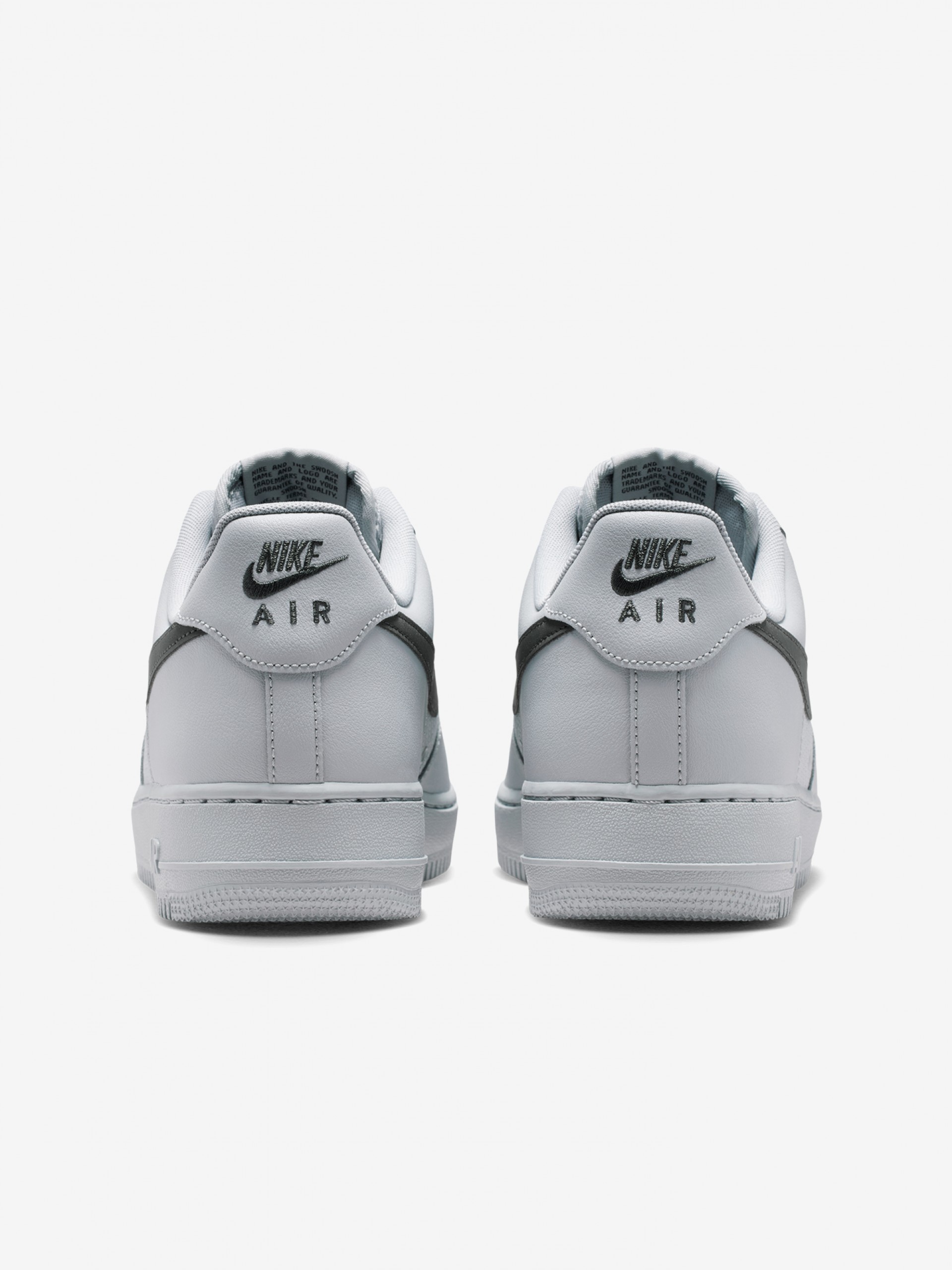 Nike Air Force 1 07 LV8 Grey and Black Sneakers For Men