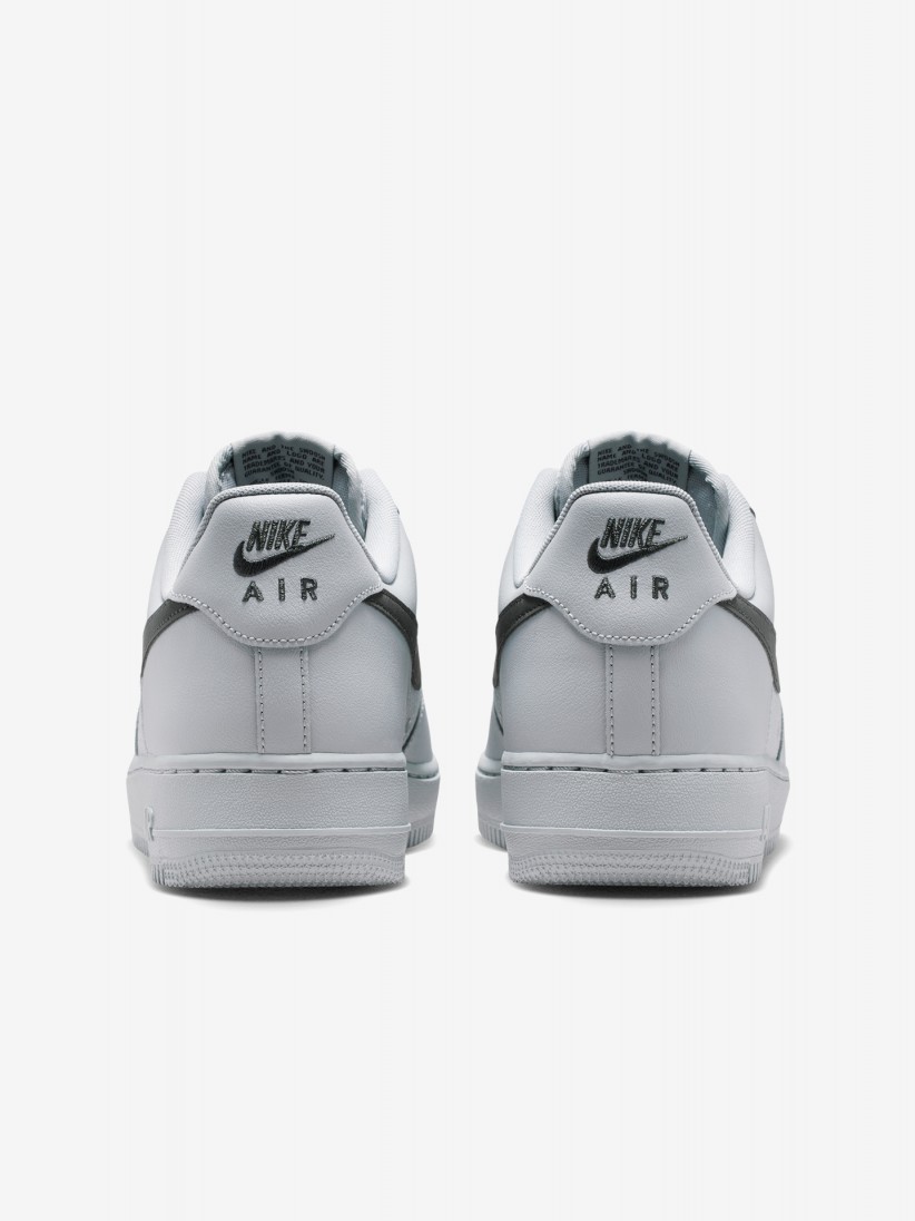 Nike Air Force 1 07 LV8 Grey and Black Sneakers For Men