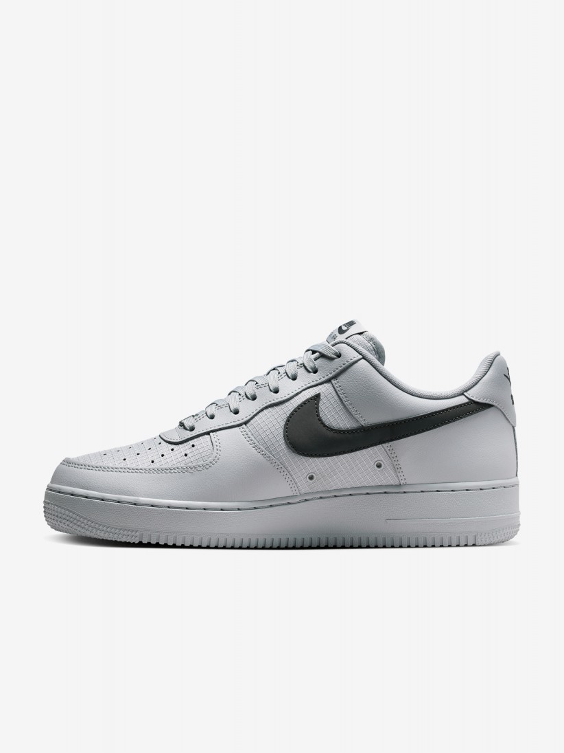 Nike Air Force 1 07 LV8 Grey and Black Sneakers For Men