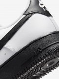 Sapatilhas Nike Air Force 1 07 Brancas e Pretas Para Homem