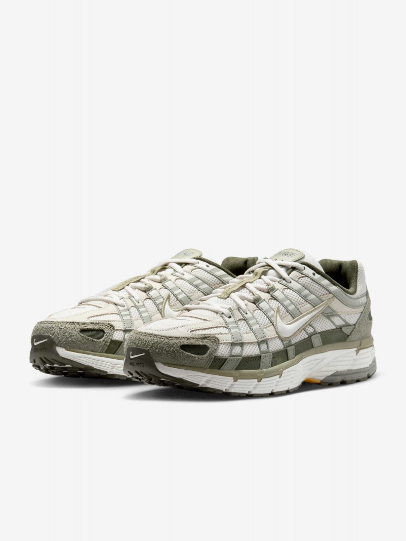 Sapatilhas Nike P-6000 Verdes e Brancas Para Homem