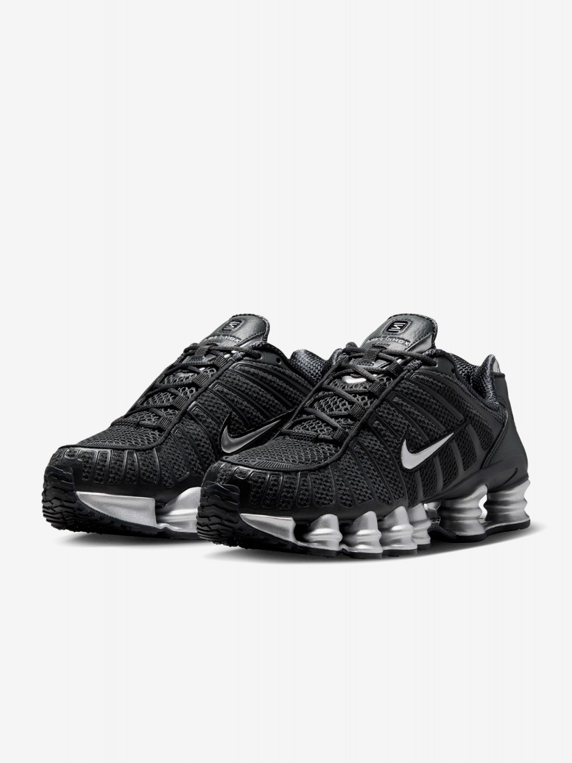 Sapatilhas Nike Shox TL Cinzentas e Prateadas Para Mulher