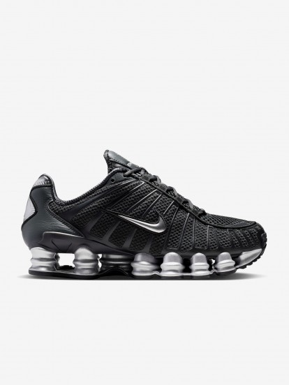 Nike Shox TL Grey and Silver Sneakers For Women